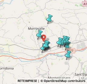 Mappa Contrada Palombaretta, 62010 Morrovalle MC, Italia (2.88643)