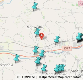 Mappa Contrada Palombaretta, 62010 Morrovalle MC, Italia (5.9965)