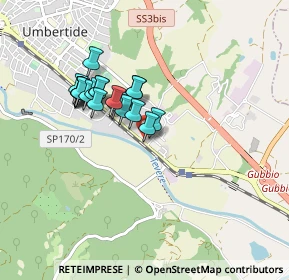 Mappa Via Canavelle, 06019 Umbertide PG, Italia (0.732)