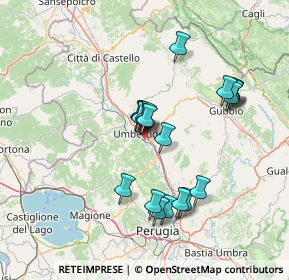 Mappa Via Canavelle, 06019 Umbertide PG, Italia (13.044)