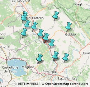 Mappa Via Canavelle, 06019 Umbertide PG, Italia (13.52688)