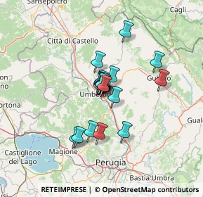 Mappa Via Canavelle, 06019 Umbertide PG, Italia (8.328)
