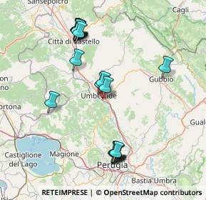 Mappa Via Canavelle, 06019 Umbertide PG, Italia (16.886)