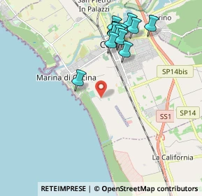 Mappa Via Cecinella, 57023 Cecina LI, Italia (2.14769)