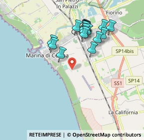 Mappa Via Cecinella, 57023 Cecina LI, Italia (1.85944)
