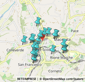 Mappa Galleria delle Fonti, 62100 Macerata MC, Italia (0.713)