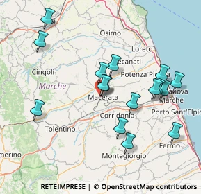 Mappa Galleria delle Fonti, 62100 Macerata MC, Italia (15.96063)