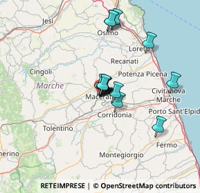 Mappa Piazza Cesare Battisti, 62100 Macerata MC, Italia (9.432)