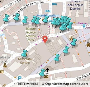 Mappa Piazza Cesare Battisti, 62100 Macerata MC, Italia (0.07)