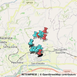 Mappa Via Lattanzio Ventura, 62100 Macerata MC, Italia (1.64286)