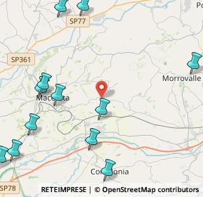 Mappa Via Lattanzio Ventura, 62100 Macerata MC, Italia (6.05167)