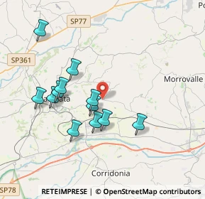 Mappa Via Lattanzio Ventura, 62100 Macerata MC, Italia (3.5775)