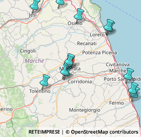 Mappa Vicolo dell'Asilo, 62100 Macerata MC, Italia (18.73)