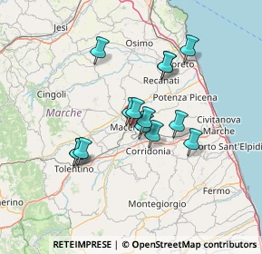 Mappa Vicolo dell'Asilo, 62100 Macerata MC, Italia (11.27714)