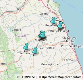 Mappa Vicolo dell'Asilo, 62100 Macerata MC, Italia (9.0825)