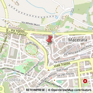 Mappa Vicolo Tornabuoni, 58, 62100 Macerata, Macerata (Marche)