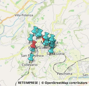 Mappa Via Giuseppe e Bartolomeo Mozzi, 62100 Macerata MC, Italia (0.92563)