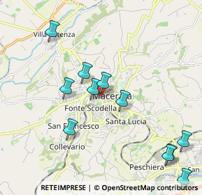 Mappa Via Giuseppe e Bartolomeo Mozzi, 62100 Macerata MC, Italia (2.31545)
