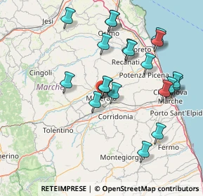 Mappa Largo Giorgio Amendola, 62100 Macerata MC, Italia (16.0335)