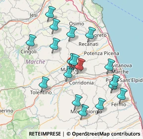 Mappa Corso Italiana Repubblica, 62100 Macerata MC, Italia (15.35222)