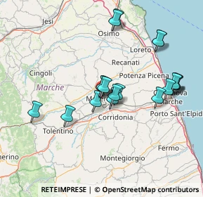 Mappa Piaggia dell'Università, 62100 Macerata MC, Italia (14.30842)