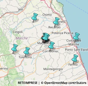 Mappa Piaggia dell'Università, 62100 Macerata MC, Italia (10.07769)