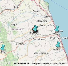 Mappa Le Scalette, 62100 Macerata MC, Italia (20.46545)