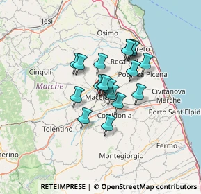 Mappa Piazza della Libertà, 62100 Macerata MC, Italia (9.0645)