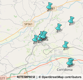 Mappa Piaggia dell'Università, 62100 Macerata MC, Italia (3.47)