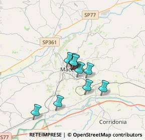 Mappa Piaggia dell'Università, 62100 Macerata MC, Italia (2.93364)