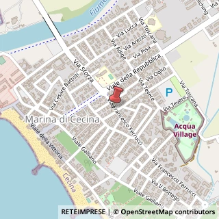 Mappa Via Ferrucci, 16, 57023 Cecina, Livorno (Toscana)