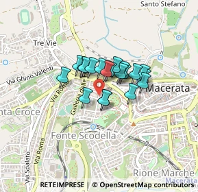 Mappa Via IV Novembre, 62100 Macerata MC, Italia (0.2625)