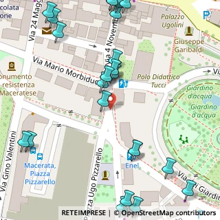 Mappa Via IV Novembre, 62100 Macerata MC, Italia (0.068)