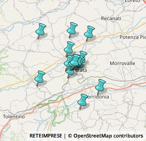 Mappa Via IV Novembre, 62100 Macerata MC, Italia (4.28786)