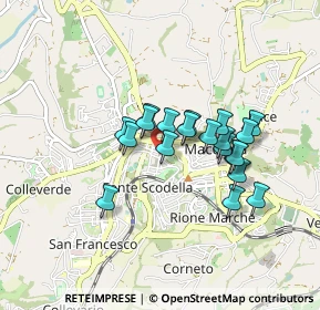 Mappa Via IV Novembre, 62100 Macerata MC, Italia (0.6925)