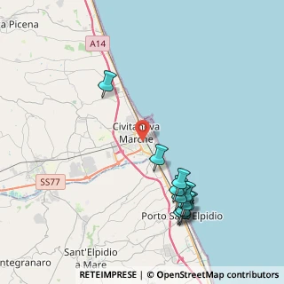 Mappa Via Crimea, 62012 Civitanova Marche MC, Italia (4.70091)