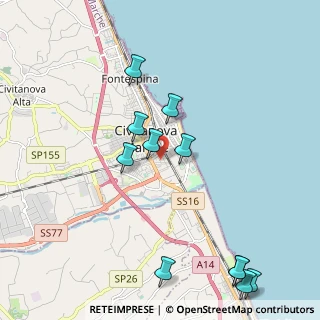 Mappa Via Crimea, 62012 Civitanova Marche MC, Italia (2.45182)