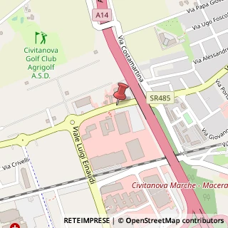 Mappa Via Francesco Barbacini, 2/1A, 62012 Civitanova Marche, Macerata (Marche)