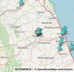 Mappa PRESSO ITE, 62100 Macerata MC, Italia (25.9575)