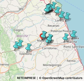 Mappa PRESSO ITE, 62100 Macerata MC, Italia (16.44)