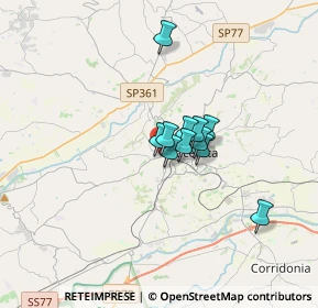 Mappa Via Nicolò Piccinino, 62100 Macerata MC, Italia (2.03636)