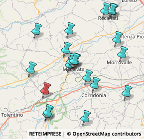 Mappa Vicolo Luigi Viscardi, 62100 Macerata MC, Italia (8.477)