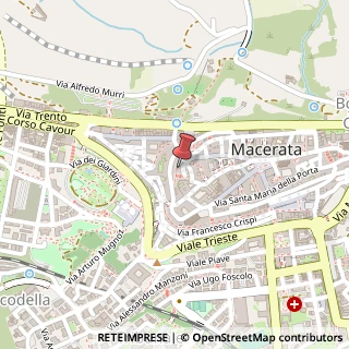 Mappa Vicolo Luigi Viscardi, 10, 62100 Macerata, Macerata (Marche)