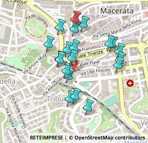 Mappa Via Ugo Foscolo, 62100 Macerata MC, Italia (0.209)