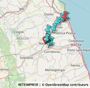 Mappa Agenzia Investigativa Macerata Investigazioni Investigatore Privato, 62100 Macerata MC, Italia (8.30167)