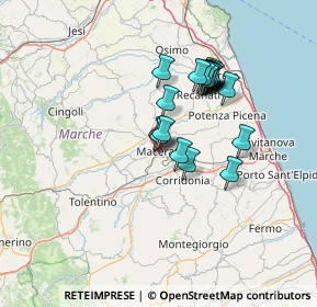 Mappa Agenzia Investigativa Macerata Investigazioni Investigatore Privato, 62100 Macerata MC, Italia (11.51)