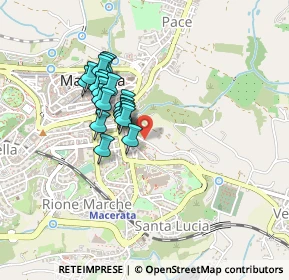 Mappa Via Virgilio Paladini, 62100 Macerata MC, Italia (0.347)