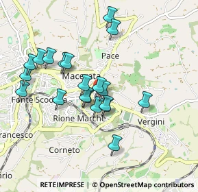 Mappa Via Virgilio Paladini, 62100 Macerata MC, Italia (0.8685)