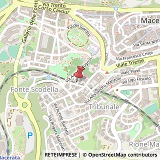 Mappa Via Caterina Franceschi Ferrucci, 57, 62100 Macerata, Macerata (Marche)
