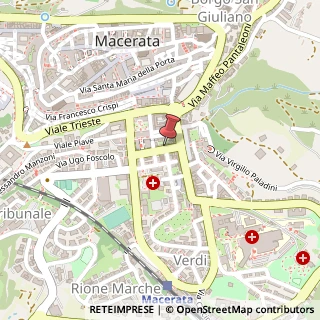 Mappa Via Giosuè Carducci, 23, 62100 Macerata, Macerata (Marche)